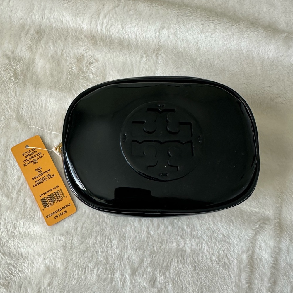 Tory Burch Small Patent Cosmetics Case